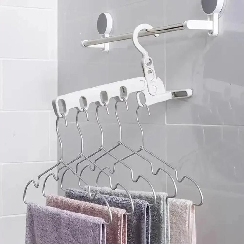Kit com 4 Porta Cabides Móveis Modern Lar™ / Um Item Indispensável na Mala de Qualquer Viajante!!
